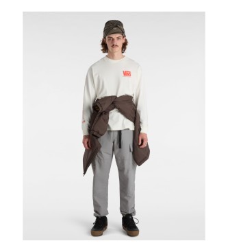 Vans Long-sleeved T-shirt with warp check and white MTE logo