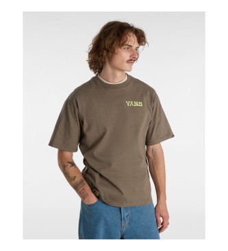 Vans T-shirt Nimi Sk8 de corte largo castanha