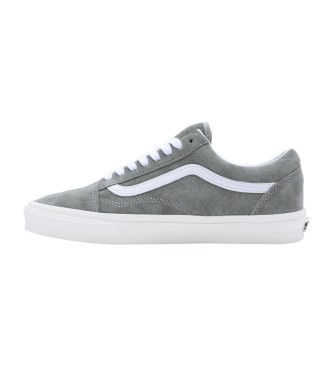 Vans Old Skool Grau Leder Turnschuhe