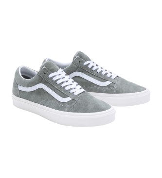 Vans Old Skool Grau Leder Turnschuhe