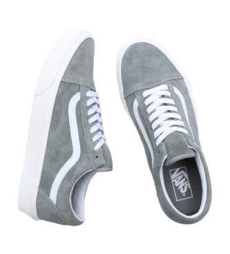 Vans Old Skool Grau Leder Turnschuhe