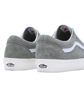 Vans Old Skool Grau Leder Turnschuhe