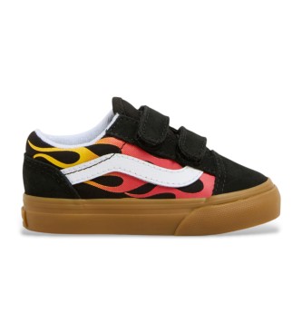 Vans Scarpe da ginnastica in pelle nera Old Skool V