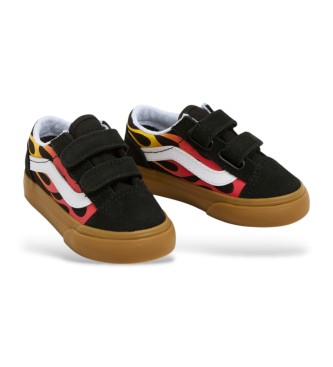 Vans Scarpe da ginnastica in pelle nera Old Skool V