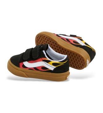 Vans Scarpe da ginnastica in pelle nera Old Skool V