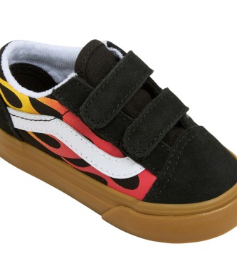 Vans Scarpe da ginnastica in pelle nera Old Skool V