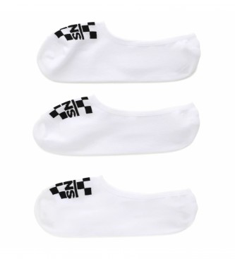Vans Pakke med 3 par usynlige sokker hvid