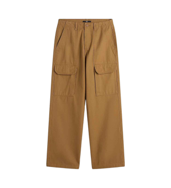 Vans Pantalon cargo  large jambe Arroyo marron