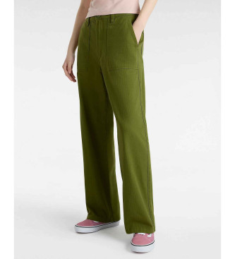 Vans Loose fitting carpenter's trousers Union green