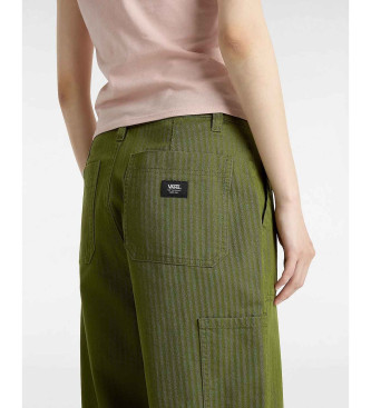 Vans Loose fitting carpenter's trousers Union green