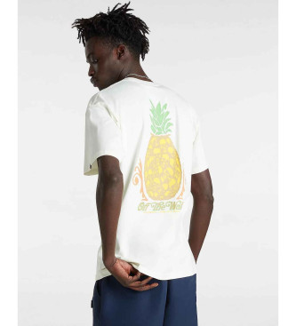 Vans T-shirt tte de mort ananas blanc