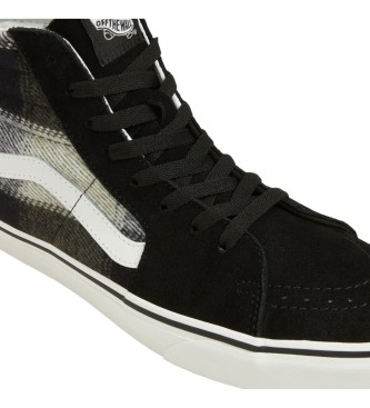 Vans Skórzane buty treningowe SK8-Hi w kolorze czarnym