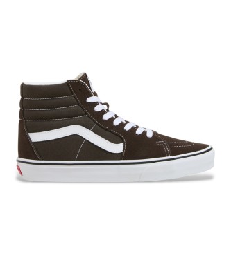 Vans Colour Theory Sk8-Hi brown leather trainers