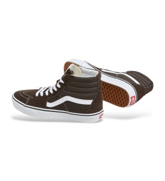 Vans Colour Theory Sk8-Hi brown leather trainers