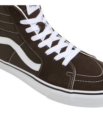 Vans Colour Theory Sk8-Hi brown leather trainers