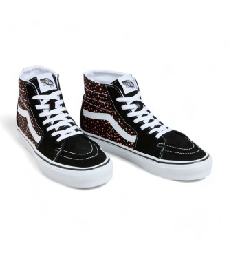 Vans Leather Sneakers SK8-Hi Tapered black