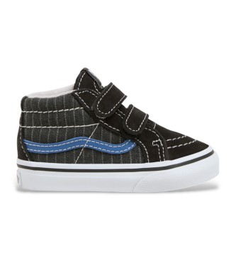 Vans SK8-Mid Reissue V - Baskets en cuir bleu marine