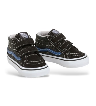 Vans SK8-Mid Reissue V - Baskets en cuir bleu marine