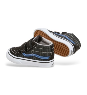 Vans SK8-Mid Reissue V - Baskets en cuir bleu marine