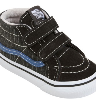 Vans SK8-Mid Reissue V - Baskets en cuir bleu marine