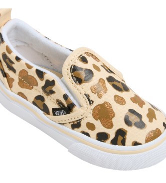 Vans Sneakers Slip-On con chiusura grip marrone