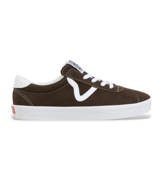 Vans Baskets Sport Low en cuir marron