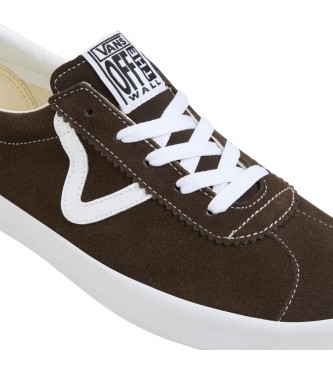 Vans Baskets Sport Low en cuir marron