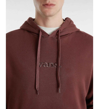 Vans Locker geschnittener Kapuzenpulli Essential braun