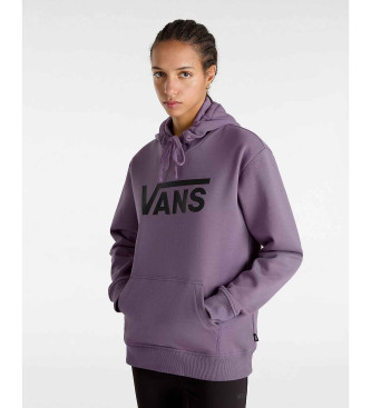 Vans Classic V unzipped hooded sweatshirt in lilac boyfriend fit