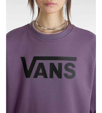 Vans Klassisches V-Ausschnitt-Boyfriend-Sweatshirt lila