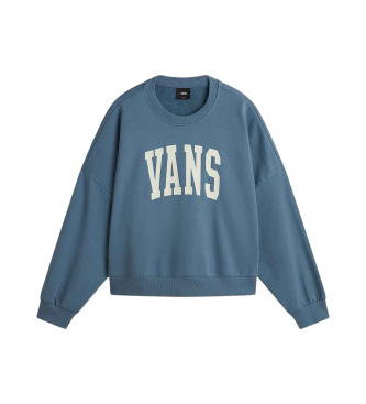 Vans Locker sitzendes Sweatshirt mit Rundhalsausschnitt aus blauem Stadium-Frotteestoff