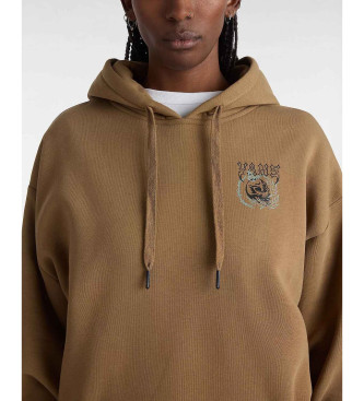 Vans Sweatshirt Schedel Os bruin