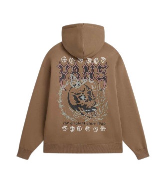 Vans Sudadera Skull Os marrn