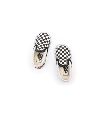 Vans Checkboard Classic Slip-On Sneakers wei, schwarz