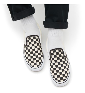 Vans Šahovnice Classic Slip-On Sneakers Blaco, črna