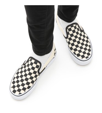 Vans Classic Slip-On Platform Sneakers wit, zwart