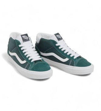 Vans Sapatilhas Mid Skool 37 em pele verde