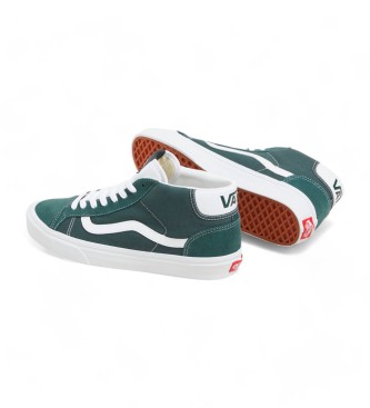 Vans Mid Skool 37 groen leren sportschoenen