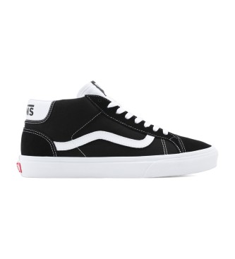 Vans Skórzane buty sportowe Mid Skool 37 czarne