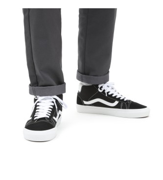 Vans Sapatilhas Mid Skool em pele 37 preto