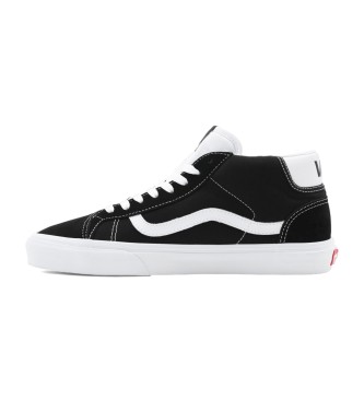 Vans Sapatilhas Mid Skool em pele 37 preto