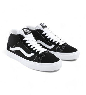 Vans Skórzane buty sportowe Mid Skool 37 czarne