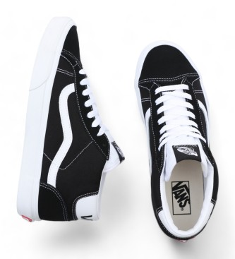 Vans Baskets Mid Skool en cuir 37 noir