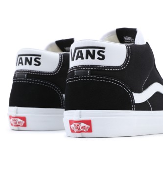 Vans Mid Skool leren sportschoenen 37 zwart