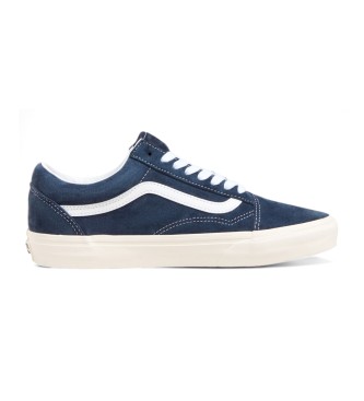 Vans Sapatilhas Old Skool em pele azul