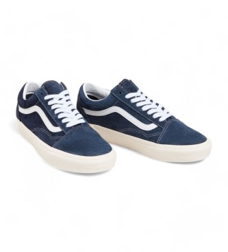 Vans Old Skool blue leather trainers