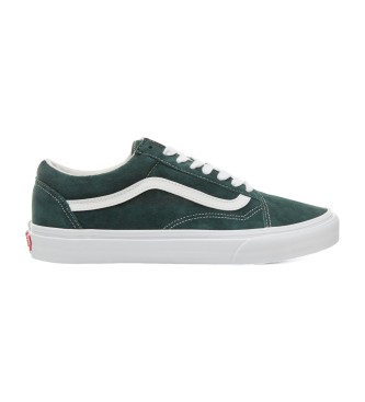 Vans Sapatilhas Old Skool em pele verde