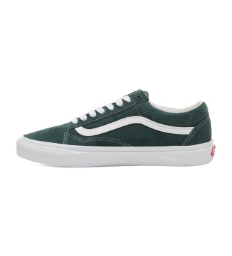 Vans Sapatilhas Old Skool em pele verde