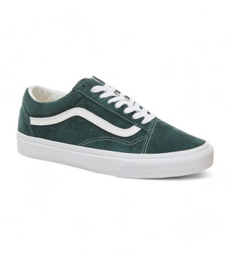 Vans Sapatilhas Old Skool em pele verde