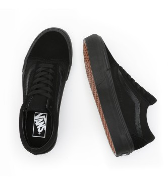 Vans Old Skool Platform Sneakers zwart
